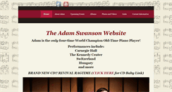 Desktop Screenshot of adamgswanson.com